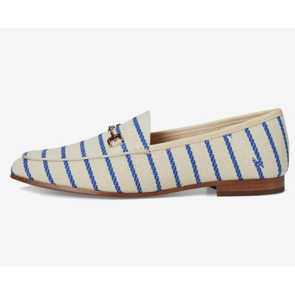 Sam Edelman Loraine Loafer Cobalt Stripe Womens Size 7.5M - Picture 2 of 9